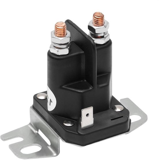 Grasmaaier Relais - Starter Relay Starterspoel - Motor Starten - Robuust ABS Materiaal - 12V - Zwart