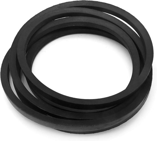 Grasmaaier Riem - Maaierband Vervangingsriem - Gazon Onderhoud - Versterkt met vezelkoorden - 102 inch x 1/2 inch - Zwart