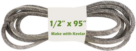 Grasmaaier Snijdeksel Riem 12,7mm x 2413,6mm - Kevlar - Duurzaam en Betrouwbaar - Geschikt voor Diverse Merken - ShopVlot