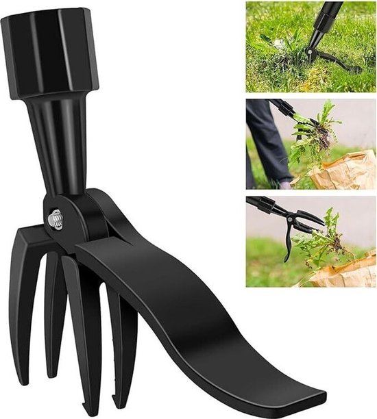 Grasmaaier, staande grasmaaier, grasmaaier zonder handgreep, geschikt voor het wieden van onkruid in tuinen, op terrassen en in achtertuinen. van Merkloos	