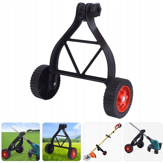 Grasmaaier Steunwiel - Professioneel Vervangingswiel - Stalen Rubber Wiel - Geschikt voor Zware Lasten en Stil Gebruik van Merkloos	