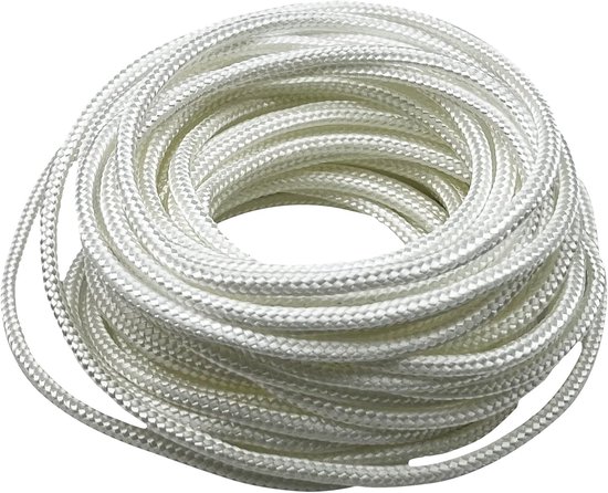 Grasmaaier trekkoord - Trekkoord - Ø5mm - 10m - Trekkoord startkoord - startkoord - nylon - universele motor starter - voor grasmaaiers met snoer voor de meeste grasmaaiers van Merkloos	
