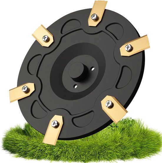Grasmaaierblad Disc - geschikt voor SEGWAY Navimow i-Serie i105E - i108E - i110N - Inclusief messen en schroefaccessoires - ∅16cm van Merkloos	