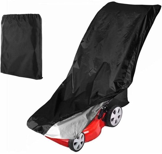 Grasmaaierhoes - 188x63,5x99 cm - Waterdicht - Stof- en weerbestendig - 210D Oxford beschermhoes voor zwarte grasmaaier