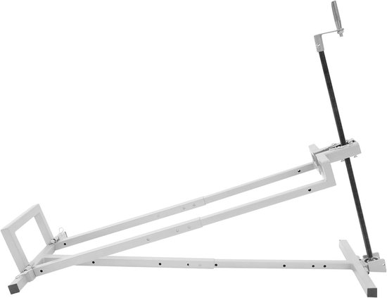 Grasmaaierlift - Hefapparaat Grasmaaier - Onderhoud Uitvoeren - Hoge Draagkracht - 80 x 50 x 93 cm - Grijs en Zwart