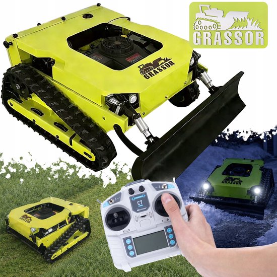 Grassor TerraForce 800T-G22EMP Robotmaaier Rupsband - Hybride 800 mm - Loncin 608cc 22HP - 2×800W