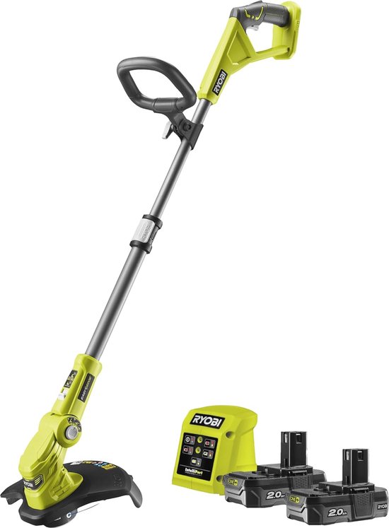 Grastrimmer 18 Volt met 2 Accu's en Oplader - Li-Ion Accu 2,0 Ah van Einhell