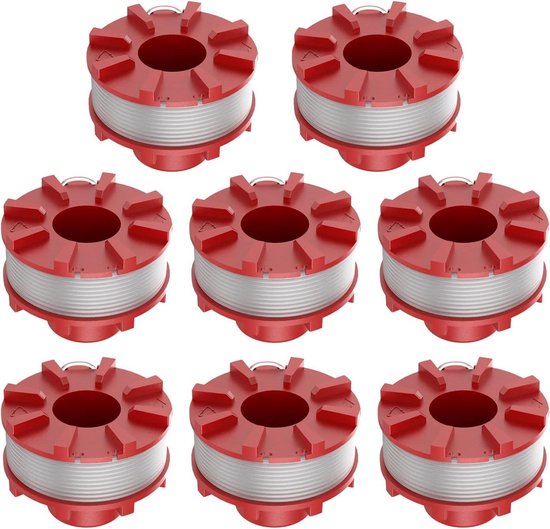 Grastrimmer spoel lijnen 2mm dia 8m lang (8 stuks) voor EIN-HELL GE-CT 36/30 LI E SOLO AGILLO 36/255 BL AGILLO 18/200 - CdIYTOOL 3405096