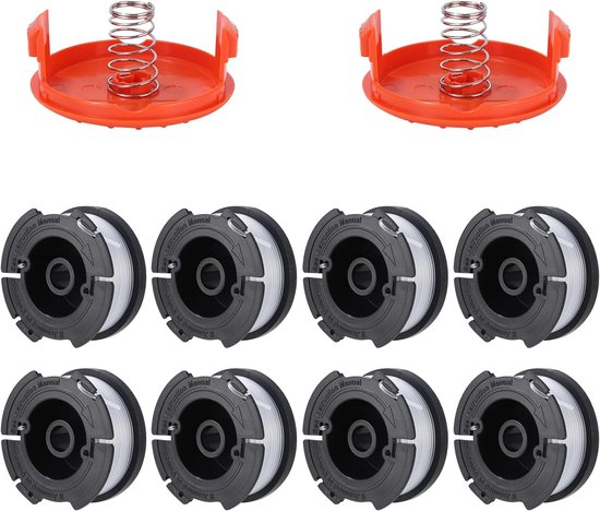 Grastrimmer Spoelen Set - Reserveonderdelen Trimmer - Gazon Onderhoud - Duurzaam Nylon Materiaal - 9 Meter Draad