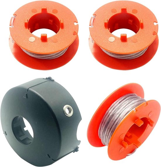 Grastrimmerlijn Ø16 mm voor Bo-sch ART 23 26 30 Combitrim - Compatibel met Bo-sch ART 23 26 Easytrim - Met grastrimmerspoel en dop van Bosch