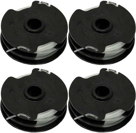 Grastrimmerspoelen - Vervangende spoelen - geschikt voor Einhell GE-CT 18/28 Li en GE-CT 18/28 Li TC - 4 stuks van Merkloos	