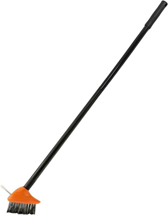 Grasverwijderaar Set - Tuin Schoonmaakgereedschap - Gazon Onderhoud - Dubbele Borstelkop - 4399 x 11 x 599 cm - Grijs