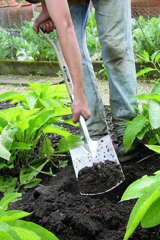 Graven Spade - Traditionele Graf Schep met Ergonomisch Handvat van DeWit