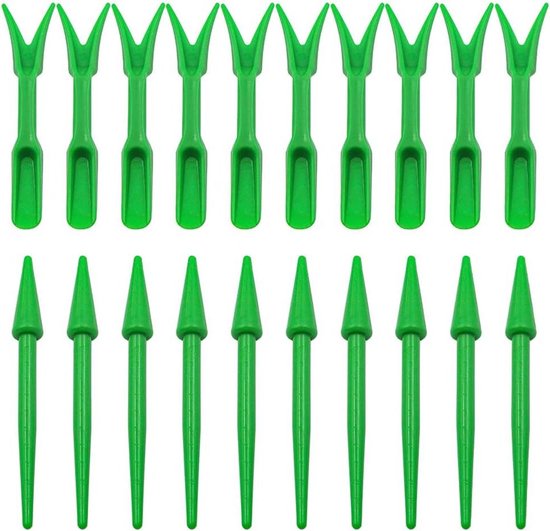 Green Glow - Mini Succulente Grond Perforators en Plastic Zaad Planters Set met Garden Tools, Verplanten Plantgereedschap voor Tuin en Huisplanten van Merkloos	