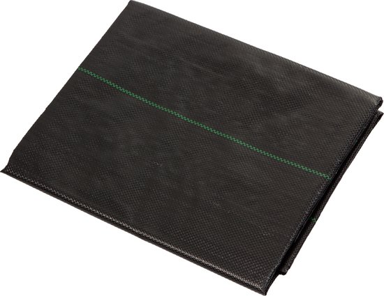 Greenmill agrotextiel - anti-wier - 100g - 1x5m - zwart, GR1016 van Greenmill