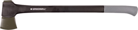 Greenmill - bijl - timmermansbijl, gesmeed koolstofstaal C55, 1350g, 72cm, UP9429 van Greenmill