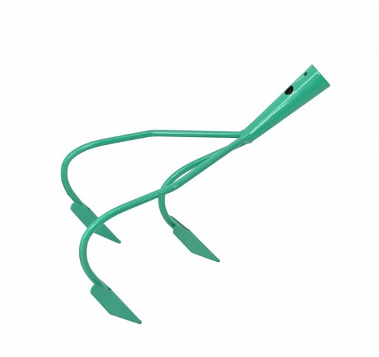 Greenmill GR9244 Serie - Handmatige Kultyvator - 3 Tanden - Poedergecoate Staal van Merkloos	