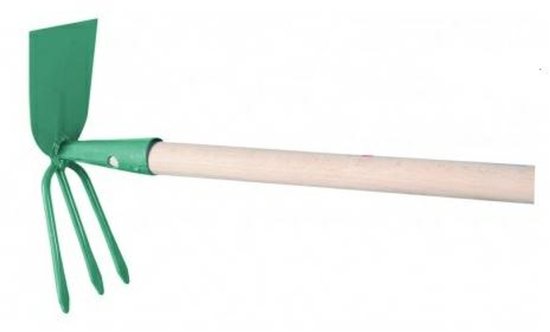 Greenmill Serie GR9222 - Motyka met Kweker - Hartstalen Hoofd - Comfortabele Handgreep - 113-118 cm Lengte van Merkloos	