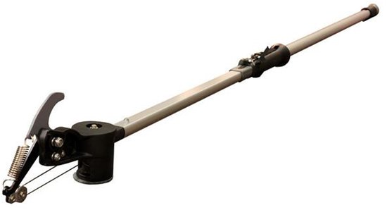 Greenmill - snoeischaar op rupsen - telescopische handgreep, draaibare kop- UP6605T van Merkloos	