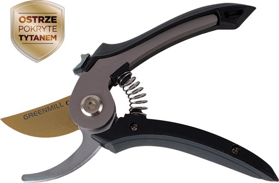 Greenmill UP0055T - Professionele Snoeischaar - Titaniumblad - Ergonomische Handgreep