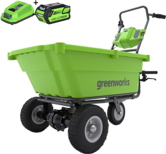 GREENWORKS 40V 4Ah kruiwagen van Greenworks