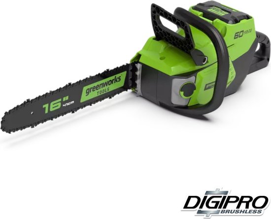 Greenworks 60 volt accu kettingzaag GD60CS40 exclusief accu en lader van Greenworks