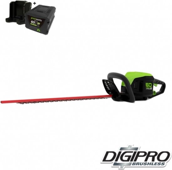 GREENWORKS 60V 2.0Ah accu heggenschaar DigiPro van Greenworks