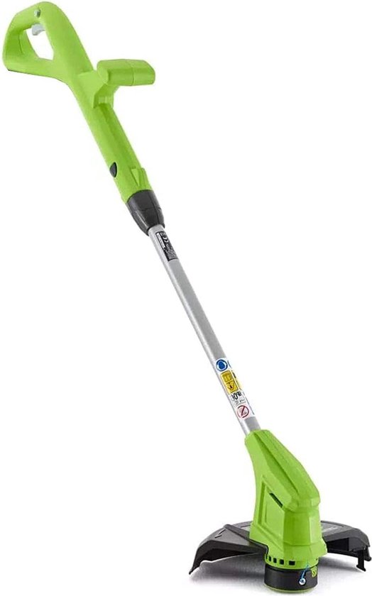 Greenworks accu kantentrimmer G24LT - 24V Li-Ion - 25cm - 4900 T/min - 165mm - draaddiameter - automatische draadaanvoer van Greenworks