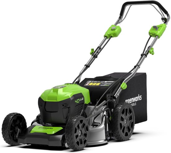 Greenworks Accugrasmaaier 40 volt incl accu's en lader GD40LM46SPK4X van Greenworks