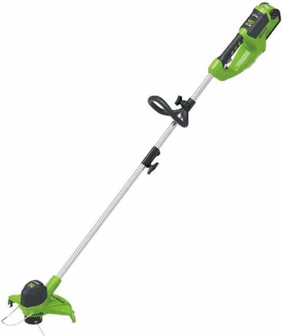 Greenworks Bosmaaier met 40 V 2 Ah accu G40LT30 2101507UA van Merkloos	