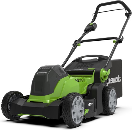 Greenworks - G48LM41K2X grasmaaier met 2 48/24V accu's