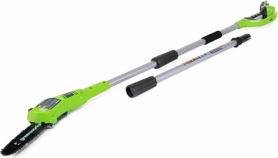 Greenworks Takkenzaagset met 24 V 2 Ah accu G24PS20 20 cm 2000107UA van Greenworks