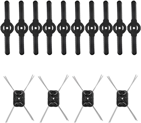 Grenintol - Grastrimmer - Bosmaaier - Kantenmaaier Accessoires - 4 Grastrimmerdraadjes, 10 Kunststof Bladen. van Merkloos	