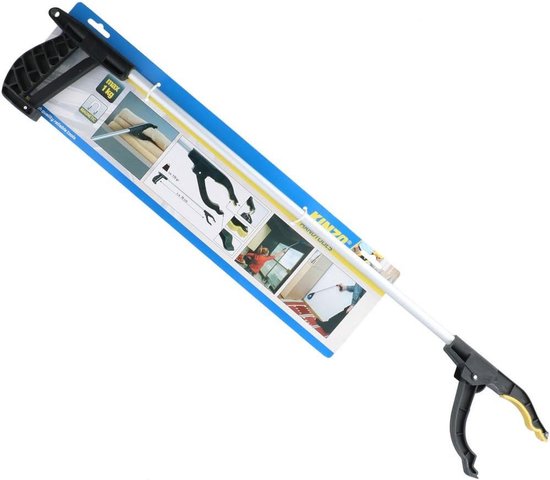 Grijptang Aluminium - Hulp Arm - Voorwerpen Pakken - Ingebouwde Magneet - 76 cm - Grijs