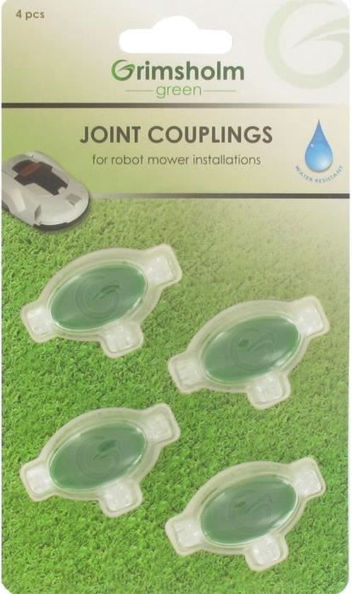 Grimsholm green gesplitste koppeling - robotmaaier - 4 stuks - vochtbestendig - max 50V - wit - groen van Grimsholm