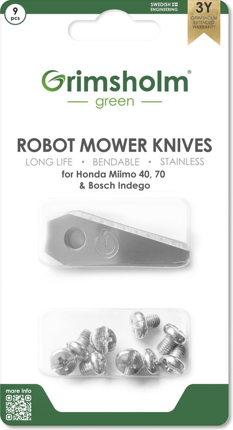 Grimsholm - Messen voor Bosch Indego & Honda Miimo - 9 stuks van Grimsholm