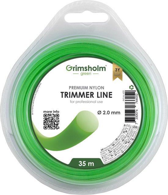 Grimsholm - Trimmerdraad - Rond - Groen - 2 mm - 35 m van Grimsholm