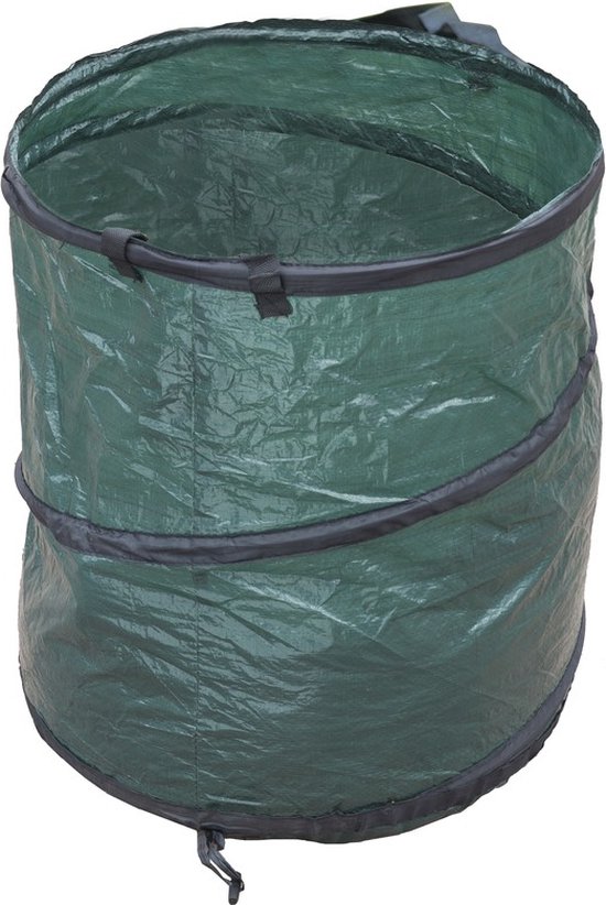 Groene tuinafvalzak opvouwbaar 90 liter - Tuinafvalzakken - Tuin schoonmaken/opruimen van GARDEN SUPREME