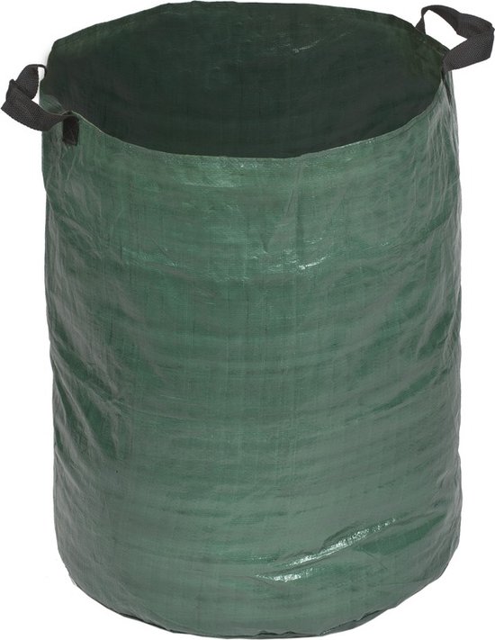 Groene tuinafvalzakken opvouwbaar 120 liter - Tuinafvalzakken - Tuin schoonmaken/opruimen - Tuinonderhoud van Groën