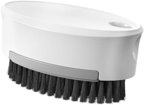 Groenteborstel schrobber - hangende fruitborstel met zachte en harde haren - comfortabele hoes voor groenten - aardappelen - kleding van YIQI.