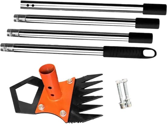 Grond En Gras Hark - Erf Hark Gazonhark - Tuinonderhoud Bodemluchting - Verstelbare Handgreep - 155cm Lengte - Niet gespecificeerd