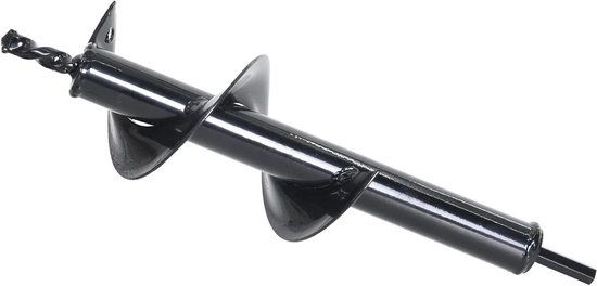 Grondboor - Bodemboor - Gaten Boren - Gelegeerd Staal - Ø 80 x 300 mm - Zwart