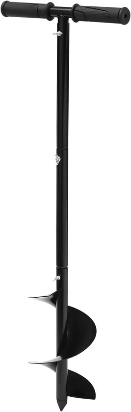 Grondboor Handmatige tuinboor Graven Boor Plantboor Bodemcultivator Boor 15 x 85 cm