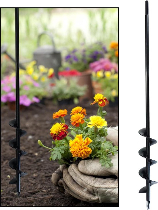 Grondboor Tuin Plantenboor voor Boormachine Turboplanter Veldopgraving van Merkloos	