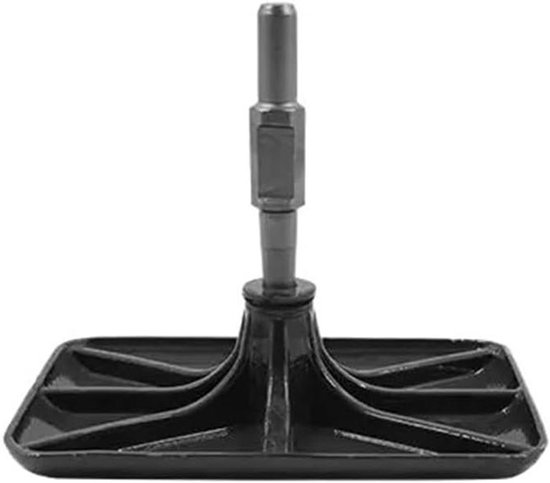 Grondstamper - Trilplaat - Bodem Compacteren - Efficiënte Verdichting - 50 g - Zwart