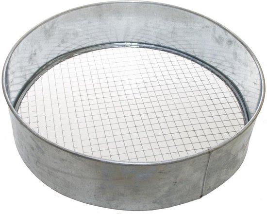 Grondzeef rond metaal - Ø 39 cm van Merkloos	