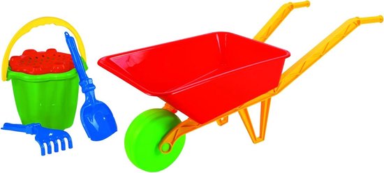 Grote Kruiwagen Baczek met Accessoires - Multi-Color van Baczek