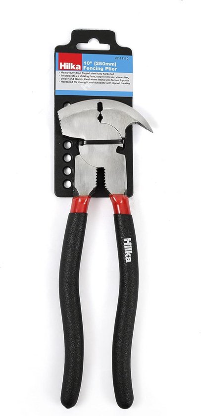 Grote Stangtang 10 Inch (250mm) - Zware Heggen Tang met Nijptang en Draadsnijder