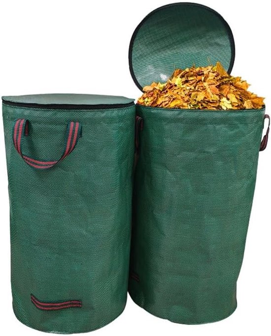 Grote Tuinafvalzakken van 120 L, Waterdicht en Vouwbaar, Ideaal voor Gras, Bladeren en Takken
