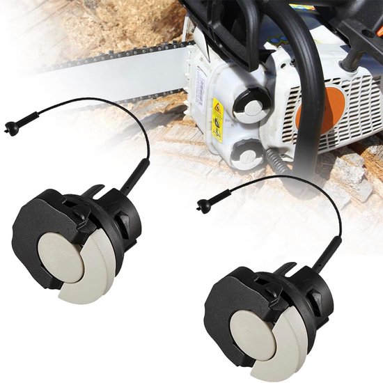 Gsedaox-Tankdop Set-2 Stuks-Brandstofdop voor Stihl MS171 MS181 MS200 MS210 MS230 MS240 MS250 MS260 MS340 MS360 MS380 MS381 van Merkloos	